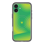スリムプロテクションプレミアムケース with MagSafe［ CASEPLAY Winding Pattern - Green ］
