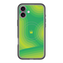 スリムプロテクションプレミアムケース with MagSafe［ CASEPLAY Winding Pattern - Green ］