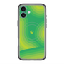 スリムプロテクションプレミアムケース with MagSafe［ CASEPLAY Winding Pattern - Green ］
