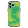 スリムプロテクションプレミアムケース with MagSafe［ CASEPLAY Winding Pattern - Green ］
