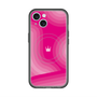 スリムプロテクションプレミアムケース with MagSafe［ CASEPLAY Winding Pattern - Pink ］