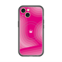 スリムプロテクションプレミアムケース with MagSafe［ CASEPLAY Winding Pattern - Pink ］