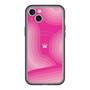 スリムプロテクションプレミアムケース with MagSafe［ CASEPLAY Winding Pattern - Pink ］