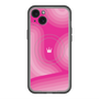 スリムプロテクションプレミアムケース with MagSafe［ CASEPLAY Winding Pattern - Pink ］
