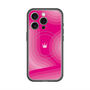スリムプロテクションプレミアムケース with MagSafe［ CASEPLAY Winding Pattern - Pink ］