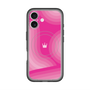 スリムプロテクションプレミアムケース with MagSafe［ CASEPLAY Winding Pattern - Pink ］