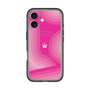 スリムプロテクションプレミアムケース with MagSafe［ CASEPLAY Winding Pattern - Pink ］