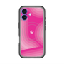 スリムプロテクションプレミアムケース with MagSafe［ CASEPLAY Winding Pattern - Pink ］