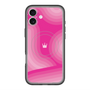 スリムプロテクションプレミアムケース with MagSafe［ CASEPLAY Winding Pattern - Pink ］