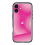 スリムプロテクションプレミアムケース with MagSafe［ CASEPLAY Winding Pattern - Pink ］