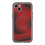 スリムプロテクションプレミアムケース with MagSafe［ CASEPLAY Winding Pattern - Red ］