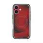 スリムプロテクションプレミアムケース with MagSafe［ CASEPLAY Winding Pattern - Red ］