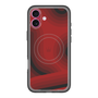 スリムプロテクションプレミアムケース with MagSafe［ CASEPLAY Winding Pattern - Red ］