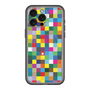 スリムプロテクションプレミアムケース with MagSafe［ CASEPLAY Rainbow Check ］