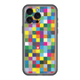 スリムプロテクションプレミアムケース with MagSafe［ CASEPLAY Rainbow Check ］