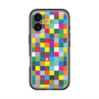 スリムプロテクションプレミアムケース with MagSafe［ CASEPLAY Rainbow Check ］