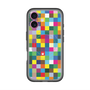 スリムプロテクションプレミアムケース with MagSafe［ CASEPLAY Rainbow Check ］