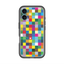 スリムプロテクションプレミアムケース with MagSafe［ CASEPLAY Rainbow Check ］