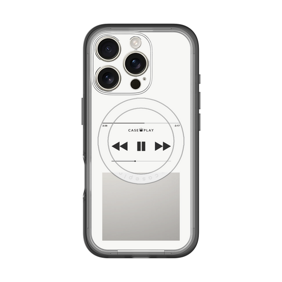 スリムプロテクションプレミアムケース with MagSafe［ Music Player ］
