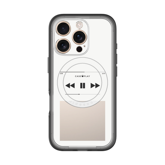スリムプロテクションプレミアムケース with MagSafe［ Music Player ］