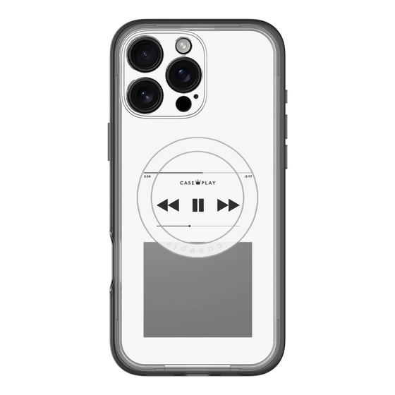 スリムプロテクションプレミアムケース with MagSafe［ Music Player ］