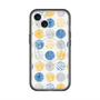 スリムプロテクションプレミアムケース with MagSafe［ Nordic Circle - Blue ］