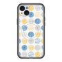 スリムプロテクションプレミアムケース with MagSafe［ Nordic Circle - Blue ］