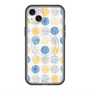 スリムプロテクションプレミアムケース with MagSafe［ Nordic Circle - Blue ］