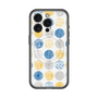 スリムプロテクションプレミアムケース with MagSafe［ Nordic Circle - Blue ］
