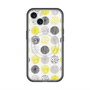スリムプロテクションプレミアムケース with MagSafe［ Nordic Circle - Yellow ］