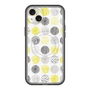 スリムプロテクションプレミアムケース with MagSafe［ Nordic Circle - Yellow ］