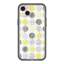 スリムプロテクションプレミアムケース with MagSafe［ Nordic Circle - Yellow ］