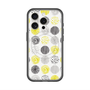 スリムプロテクションプレミアムケース with MagSafe［ Nordic Circle - Yellow ］