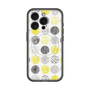 スリムプロテクションプレミアムケース with MagSafe［ Nordic Circle - Yellow ］