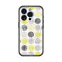 スリムプロテクションプレミアムケース with MagSafe［ Nordic Circle - Yellow ］