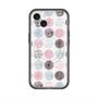 スリムプロテクションプレミアムケース with MagSafe［ Nordic Circle - Pink ］