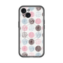 スリムプロテクションプレミアムケース with MagSafe［ Nordic Circle - Pink ］