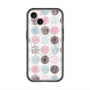 スリムプロテクションプレミアムケース with MagSafe［ Nordic Circle - Pink ］