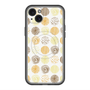 スリムプロテクションプレミアムケース with MagSafe［ Nordic Circle - Orange ］