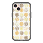 スリムプロテクションプレミアムケース with MagSafe［ Nordic Circle - Orange ］