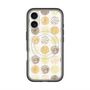 スリムプロテクションプレミアムケース with MagSafe［ Nordic Circle - Orange ］