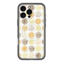 スリムプロテクションプレミアムケース with MagSafe［ Nordic Circle - Orange ］