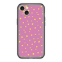 スリムプロテクションプレミアムケース with MagSafe［ Drawing Dot - Pink ］