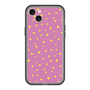 スリムプロテクションプレミアムケース with MagSafe［ Drawing Dot - Pink ］