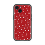 スリムプロテクションプレミアムケース with MagSafe［ Drawing Dot - Red ］
