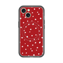 スリムプロテクションプレミアムケース with MagSafe［ Drawing Dot - Red ］