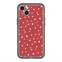 スリムプロテクションプレミアムケース with MagSafe［ Drawing Dot - Red ］
