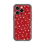 スリムプロテクションプレミアムケース with MagSafe［ Drawing Dot - Red ］