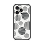 スリムプロテクションプレミアムケース with MagSafe［ Nordic Dot - Black ］