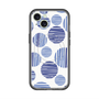 スリムプロテクションプレミアムケース with MagSafe［ Nordic Dot - Blue ］